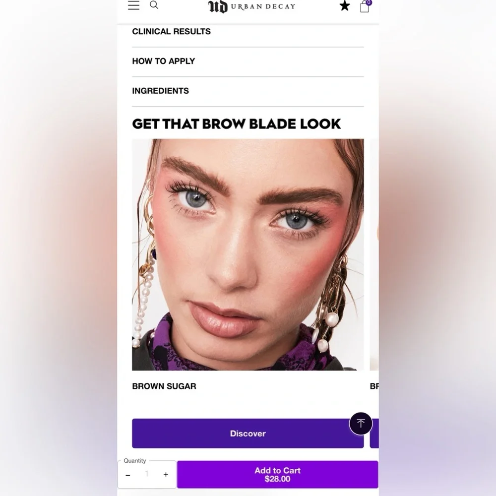 Urban Decay Brow Blade 2 in 1 - Picture 2 of 8